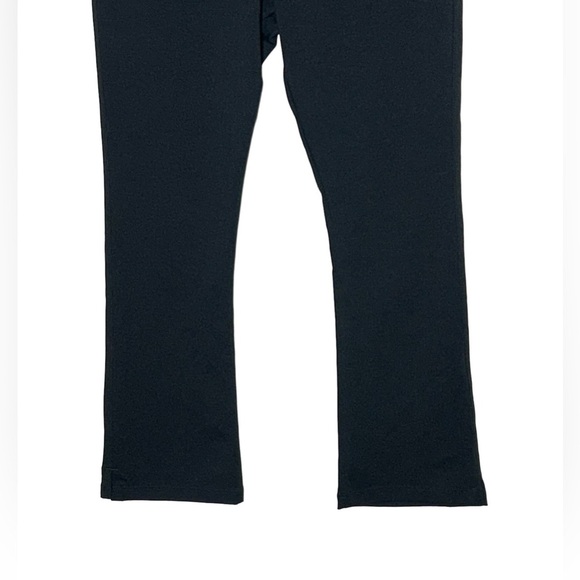 NEW American Giant Black Ponte Kick Flare Pant, Ankle Slits, Small Pocket M (10) - Picture 11 of 16